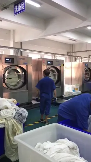 Hojas, Serie de máquinas plegadoras industriales de telas,